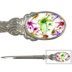 Multicolored Floral Print Pattern Letter Opener by dflcprints