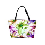 Multicolored Floral Print Pattern Large Shoulder Bag Front