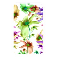 Multicolored Floral Print Pattern Memory Card Reader (rectangular)