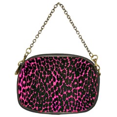 Hot Pink Leopard Print  Chain Purse (two Sided)  by OCDesignss