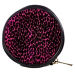 Hot Pink Leopard Print  Mini Makeup Case Front