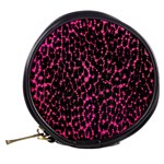 Hot Pink Leopard Print  Mini Makeup Case Back