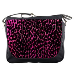 Hot Pink Leopard Print  Messenger Bag