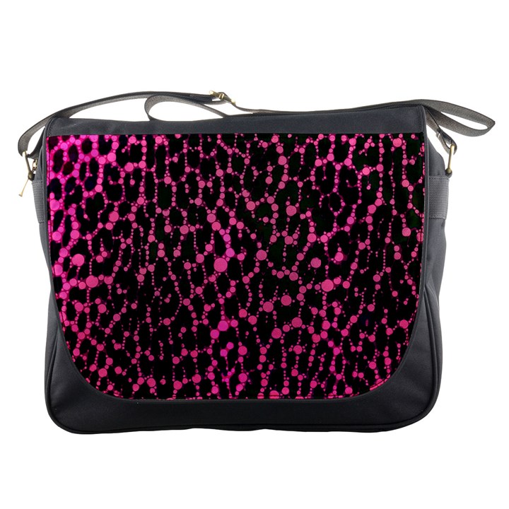 Hot Pink Leopard Print  Messenger Bag