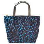 Florescent Leopard Print  Bucket Handbag Front