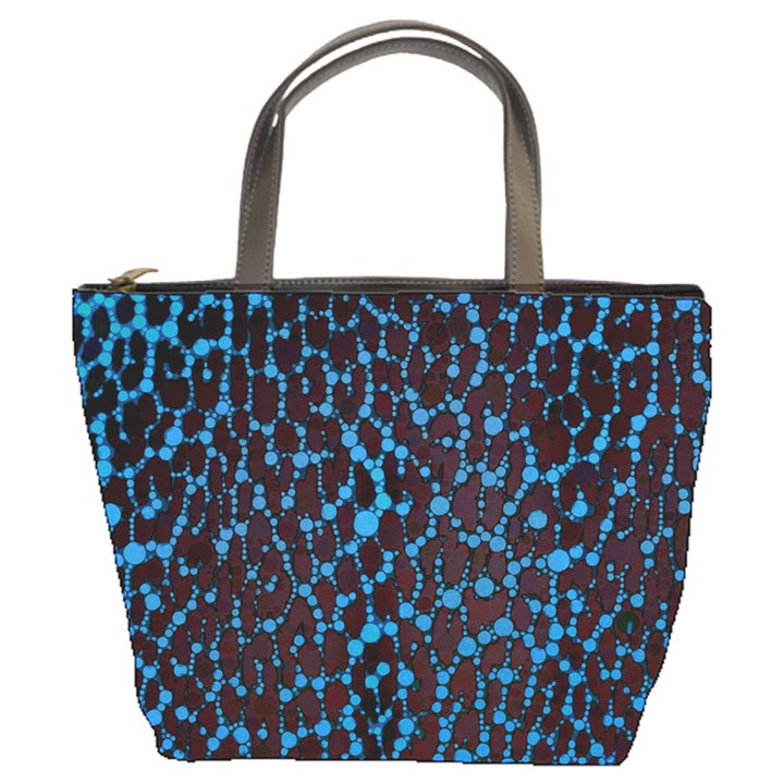 Florescent Leopard Print  Bucket Handbag