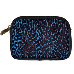 Florescent Leopard Print  Digital Camera Leather Case by OCDesignss