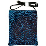 Florescent Leopard Print  Shoulder Sling Bag Front