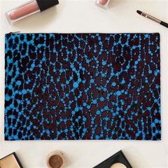 Florescent Leopard Print  Cosmetic Bag (xxl) by OCDesignss