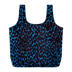 Florescent Leopard Print  Reusable Bag (l) by OCDesignss