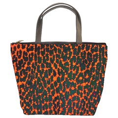 Florescent Leopard Print  Bucket Handbag by OCDesignss