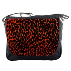 Florescent Leopard Print  Messenger Bag