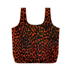 Florescent Leopard Print  Reusable Bag (m) by OCDesignss