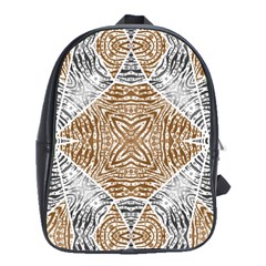 Animal Print Pattern  School Bag (large)