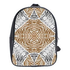 Animal Print Pattern  School Bag (xl)