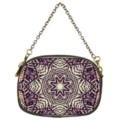 Crazy Beautiful Abstract  Chain Purse (two Sided) 