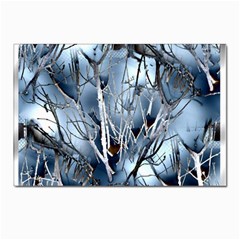 Abstract Of Frozen Bush Postcards 5  X 7  (10 Pack)