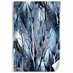 Abstract Of Frozen Bush Canvas 12  X 18  (unframed) by canvasngiftshop