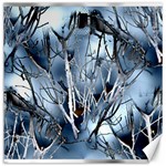 Abstract Of Frozen Bush Canvas 16  x 16  (Unframed) 15.2 x15.41  Canvas - 1