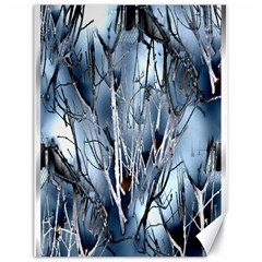 Abstract Of Frozen Bush Canvas 18  X 24  (unframed) by canvasngiftshop