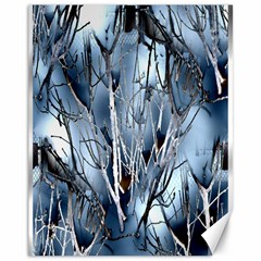 Abstract Of Frozen Bush Canvas 11  X 14  (unframed)