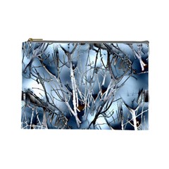 Abstract Of Frozen Bush Cosmetic Bag (large)