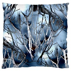 Abstract Of Frozen Bush Large Cushion Case (two Sided) 