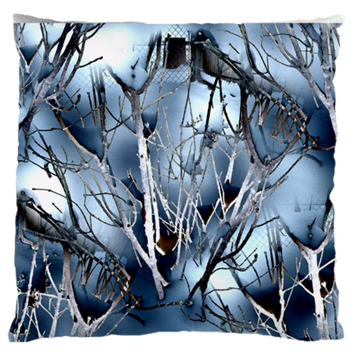 Abstract Of Frozen Bush Standard Flano Cushion Case (Two Sides)