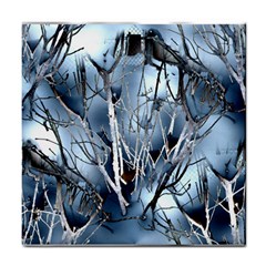 Abstract Of Frozen Bush Ceramic Tile