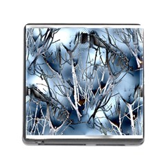 Abstract Of Frozen Bush Memory Card Reader With Storage (square)