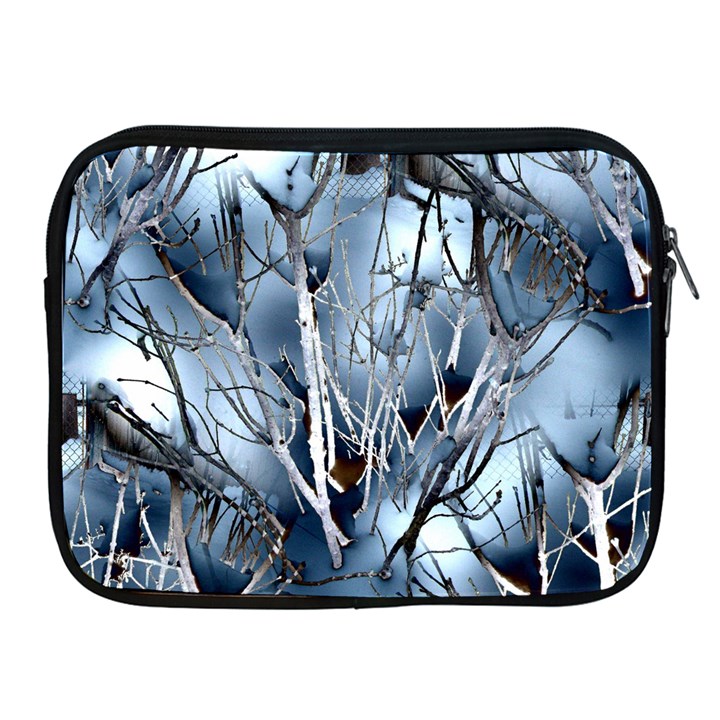 Abstract Of Frozen Bush Apple iPad Zippered Sleeve