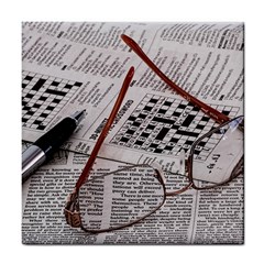 Crossword Genius Ceramic Tile