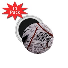 Crossword Genius 1 75  Button Magnet (10 Pack) by StuffOrSomething