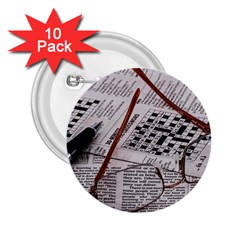 Crossword Genius 2 25  Button (10 Pack) by StuffOrSomething