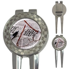 Crossword Genius Golf Pitchfork & Ball Marker by StuffOrSomething