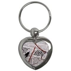 Crossword Genius Key Chain (heart) by StuffOrSomething