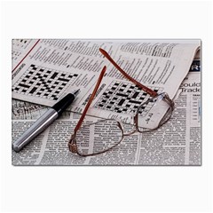 Crossword Genius Postcard 4 x 6  (10 Pack) by StuffOrSomething