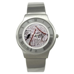 Crossword Genius Stainless Steel Watch (slim) by StuffOrSomething