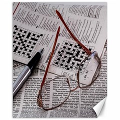 Crossword Genius Canvas 16  X 20  (unframed)