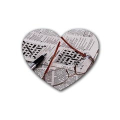 Crossword Genius Drink Coasters 4 Pack (heart)  by StuffOrSomething