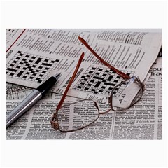 Crossword Genius Glasses Cloth (large) by StuffOrSomething