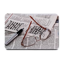 Crossword Genius Small Door Mat by StuffOrSomething