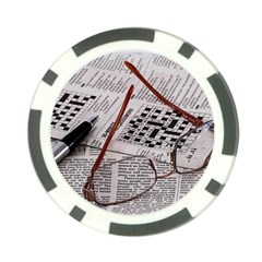 Crossword Genius Poker Chip (10 Pack) by StuffOrSomething