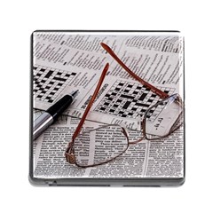 Crossword Genius Memory Card Reader With Storage (square) by StuffOrSomething