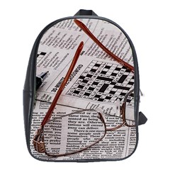 Crossword Genius School Bag (xl) by StuffOrSomething