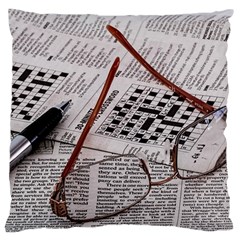 Crossword Genius Standard Flano Cushion Case (one Side) by StuffOrSomething