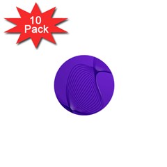 Twisted Purple Pain Signals 1  Mini Button (10 Pack) by FunWithFibro