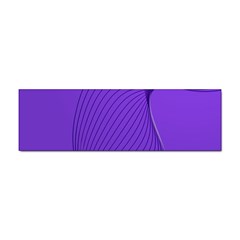 Twisted Purple Pain Signals Bumper Sticker