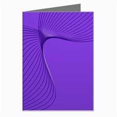 Twisted Purple Pain Signals Greeting Card