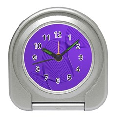 Twisted Purple Pain Signals Desk Alarm Clock by FunWithFibro